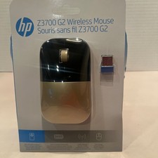 New Hp Z3700 G2 Gold Wireless Mouse For Windows/mac0S/Chrome(681RBAA#ABL)2022 picture