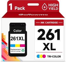 261XL 1 Pack Ink Cartridge Replacement for PIXMA TS6400 TR7022 TS5320 TS6420 picture