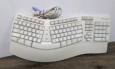 Microsoft Natural Elite Keyboard KU-0045 X06-19331 Wired PS/2 Vintage Tested picture