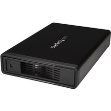 StarTech S351BMU33ET 3.5in eSATA USB 3.0 HDD Enclosure Black picture
