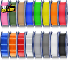 16 Color PLA Filament Bundle Multicolor PLA 3D Printer Filament 1.75Mm Individ.. picture