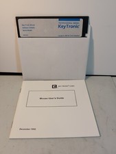 Manual & Key Tronic Mouse Software Diskette Serial Driver Version 5.25