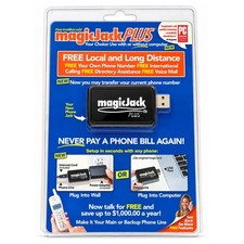 magicJack Plus Free Local Long Distance Calling USB Telephone Adapter Phone Jack picture