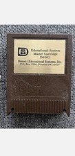 Ultra Rare Atari XL XE/ Dorsett Educational System Master Cartridge D4001 tested picture