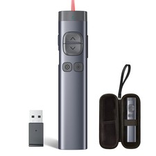 KNORVAY N97s PowerPoint Presentation Clicker Red BLE USB-A Digital Pointer picture