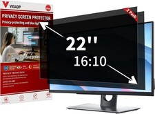 2-Pack Computer Privacy Screen Filter 16:9 Anti Glare Blue Light HP Dell 24 Inch picture