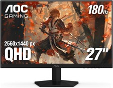 AOC 27 Inch Gaming Monitor 2K QHD 180Hz VA 1ms HDR Q27G4XN  picture