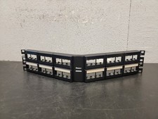Panduit CPPLA48WBLY Modular Mini-Com Angled 48 Port Patch Panel picture