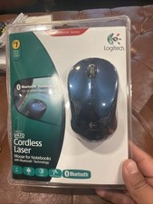 Logitech V470 Cordless Laser Bluetooth Mouse for Notebooks Blue 910-000298 NEW picture