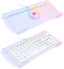 Acrylic Computer Keyboard Holder,366 Kinds RGB Compact Keyboard Tray,Gaming K... picture