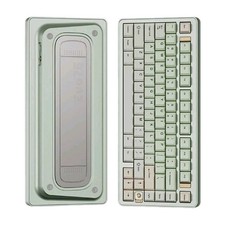 Evoworks Ticktype EVO75 Anodized Light Sage Amber Keyboard picture