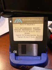 VINTAGE New And Unused MAS90 Evolution/2 1.50 P/O ENCUMBRANCE REPORT. NFR DISK picture
