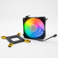 80mm RGB CPU Cooler Universal Quiet Fan Intel LGA 1200 1150 1151 1155 1156 4Pin picture