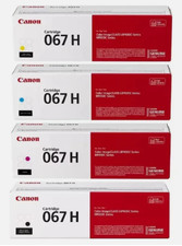 Canon 067H High Yield Toner Set BK/C/M/Y Genuine MF653Cdw MF656Cdw LBP633Cdw picture