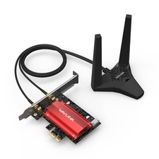 WiFi 7 PCIe Network Card for Desktop PC BE8800 Tri-Band BE200 WiFi Card BT5.4 picture