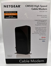 Netgear CM500 16x4 DOCSIS 3.0 680Mbps High Speed Cable Modem OPENBOX UNTESTED picture