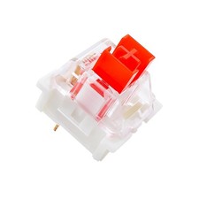 Red Switches 3 Pin Key Cherry MX Equivalent DIY Replaceable 45gf Linear 65 PCS picture