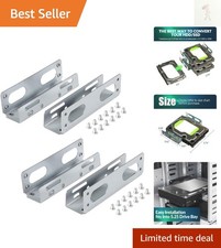 2 Pack Metal Mounting Brackets - Convert 3.5