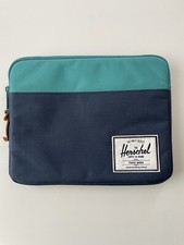 The Herschel Co Soft Padded Case Cover MacBook OS/iPad Mini/Tablet Blue Green picture