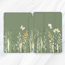 Wildflowers Floral Sage Green Case For iPad 10.2 Air 13 Pro 13 12.9 9.7 A16 10.9 picture