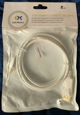 Cable Matters 101009-6 6ft 6' Mini Display Port to HDMI HDTV Cable White New picture