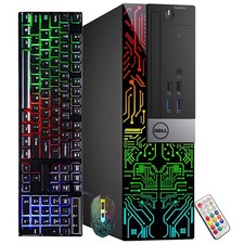 Dell OptiPlex Custom Built RGB Lights Intel Core i5-6500 8GB RAM 512GB SSD picture