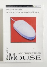 Vintage Macally Apple Macintosh ADB Single Button Mouse ☆ New picture