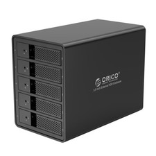 ORICO 5 Bay Raid SATA Hard Drive Enclosure USB 3.0 Docking Station Safety Lock picture