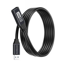 BlueRigger USB Extension Cable (15FT/5M, Long Active USB2.0 Extender, Male to picture