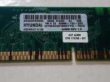 HYUNDAI HYM4V33100DTYG-75CE AIMM Memory 4MB AGP Video Memory Module Used picture