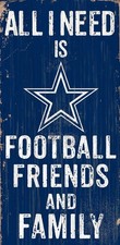 Fan Creations N0738-DAL Color Dallas Cowboys All I Need is Football, Family &... picture
