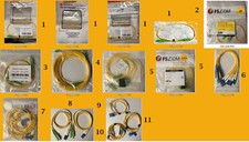 11- QTY Fiber Patch Cables GRAB BAG  -  PLEASE READ THE LIST -  #89 picture