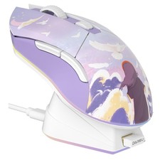 Wireless Gaming Mouse with Charging Dock Rechargeable RGB,12K DPI,7 Programmable picture