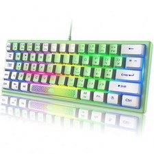 ZIYOULANG K61 60% Wired Membrane Gaming Keyboard RGB Mechanical Feel Ergonomic picture