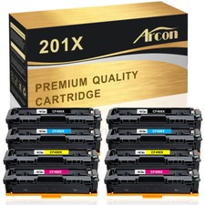 8x CF400X BCYM Toner Compatible For HP 201X Color Laserjet Pro MFP M252dw M277dw picture