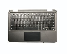 New For Dell Chromebook 11 3100 Palmrest US Keyboard Upper Case Touchpad 09X8D7 picture