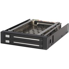 StarTech 2 Drive 2.5in Trayless Hot Swap SATA Mobile Rack Backplane picture