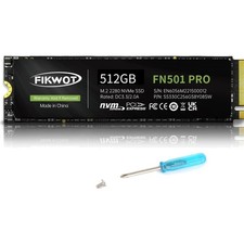 FN501 Pro 512GB NVMe SSD - M.2 2280 PCIe Gen3 x4 Internal Solid State Drive w... picture