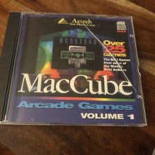 MacCube Arcade Games Volume 1 by Aztech New Media Corp for MAC 1995 ~ CD-ROM picture