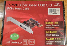 Vantec 2 port Super Speed USB 3.0 PCl-e Host Card Sealed new in box picture