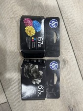 HP 67XL Genuine Black and Color Ink Cartridges Combo Set picture