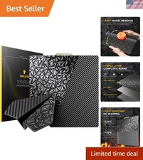 Versatile 257mm Build Plate for Bambu Lab X1 Models - Scratch Resistant Steel picture