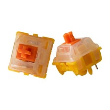 70 PCS Gateron EF Curry Switch Linear 5 pin PreLubed 50g Mechanical picture