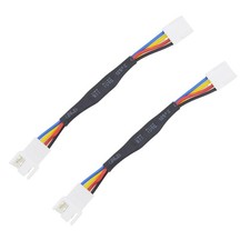 2 Packs 4-Pin PWM Fan Speed Reduction Cable, Black (Reduce 30% fan speed) picture