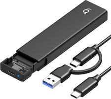 Xiaobi M.2 NVMe SSD Enclosure Tool-Free Installation USB 3.2 Gen 2 Black picture