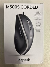 Logitech M500s Wired USB Optical Mouse 7-Button 4000 DPI Black picture