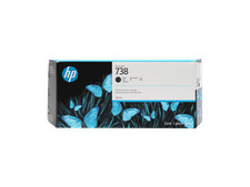 HP 738 300-ml Black DesignJet Ink Cartridge, 498N8A picture