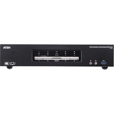ATEN 4-Port USB3.0 4K DisplayPort Triple Display KVMP Switch picture