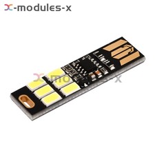 5* Mini Portable USB 6LED Light Touch Sensor Dimmable Night Light Module picture