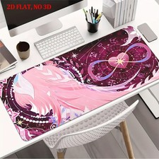1pc 2D Printed Playful Star Rail Girl Pattern Mouse Pad - Non-Slip Rubber Base picture